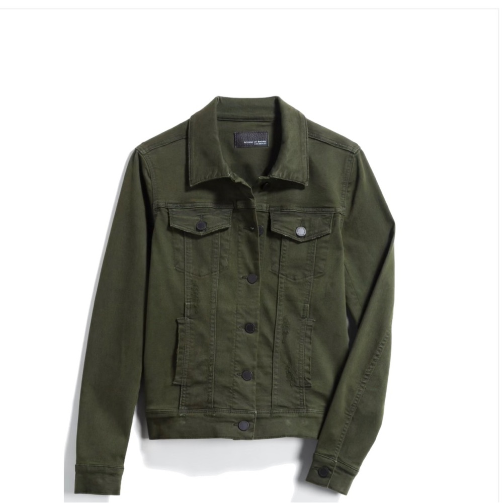 Articles of Society Shae stretch denim jacket size L.